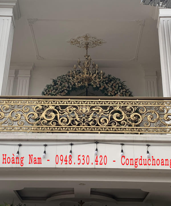 Lan can hợp kim nhôm đúc HN-313