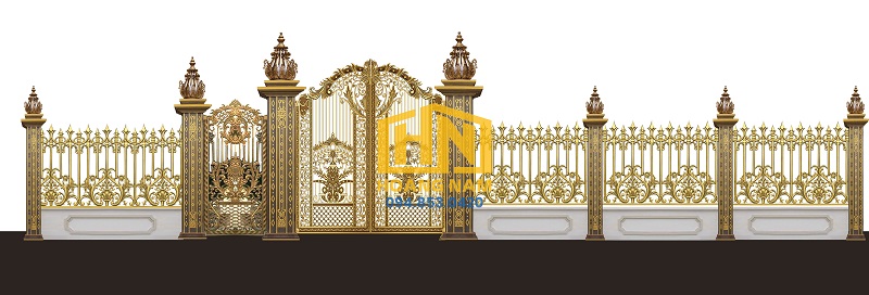 Thiết kế cổng nhôm đúc tại Đà Nẵng