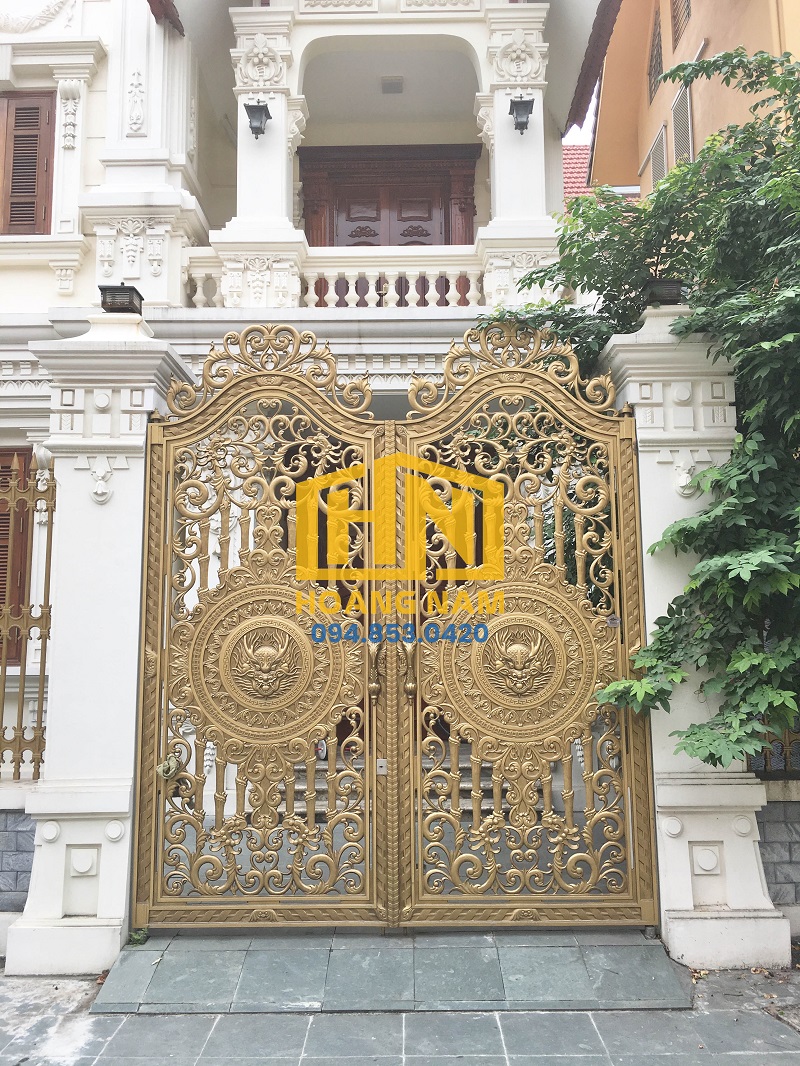 cổng nhôm đúc Đà Nẵng 