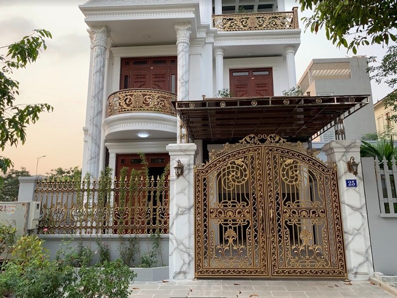 Mẫu cổng đúc h sang trọng giá rẻ hà nội
