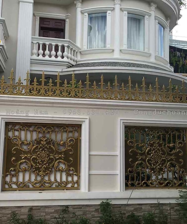 Hàng rào hợp kim nhôm đúc HN C203