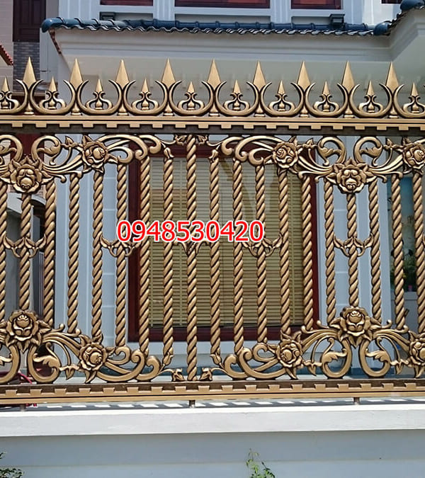 Hàng rào hợp kim nhôm đúc HN-HR05