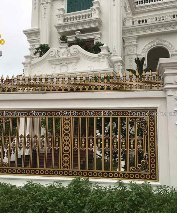 Hàng rào hợp kim nhôm đúc HN -HR016