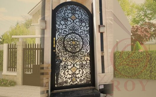 Mẫu cổng biệt thự bằng sắt 1 cánh