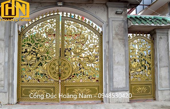 Mẫu cổng chùa đẹp 4