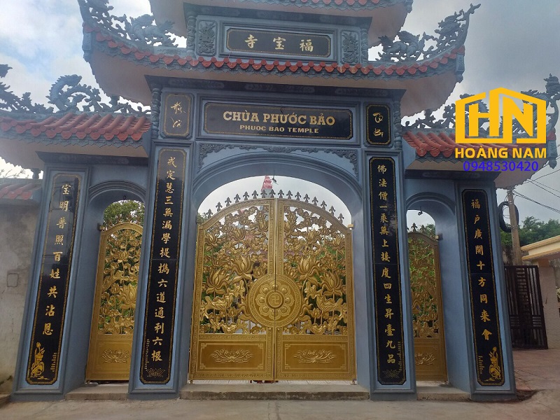 Các loại cổng chùa đẹp