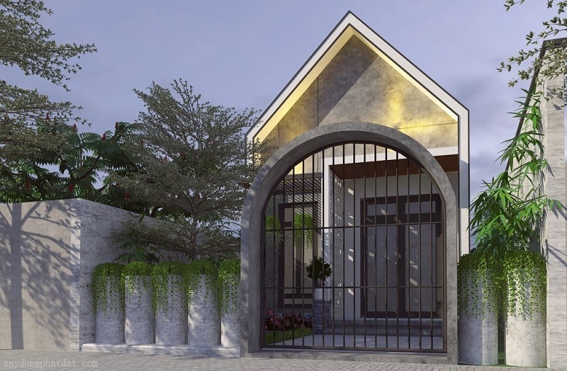 mẫu cổng nhà nông thôn đẹp