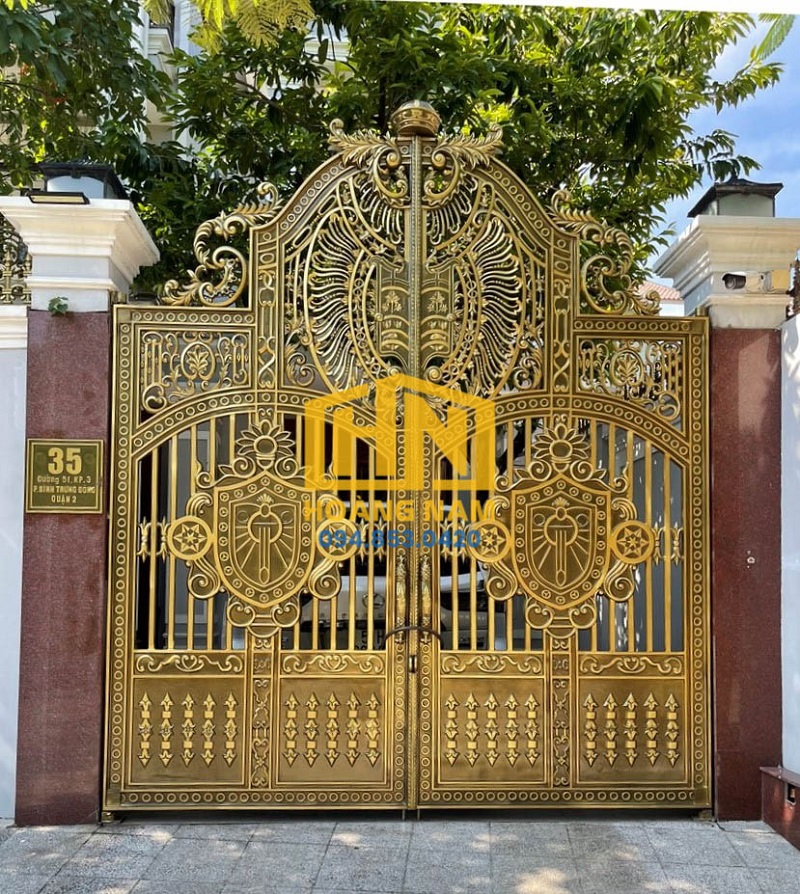 Cổng nhôm đúc