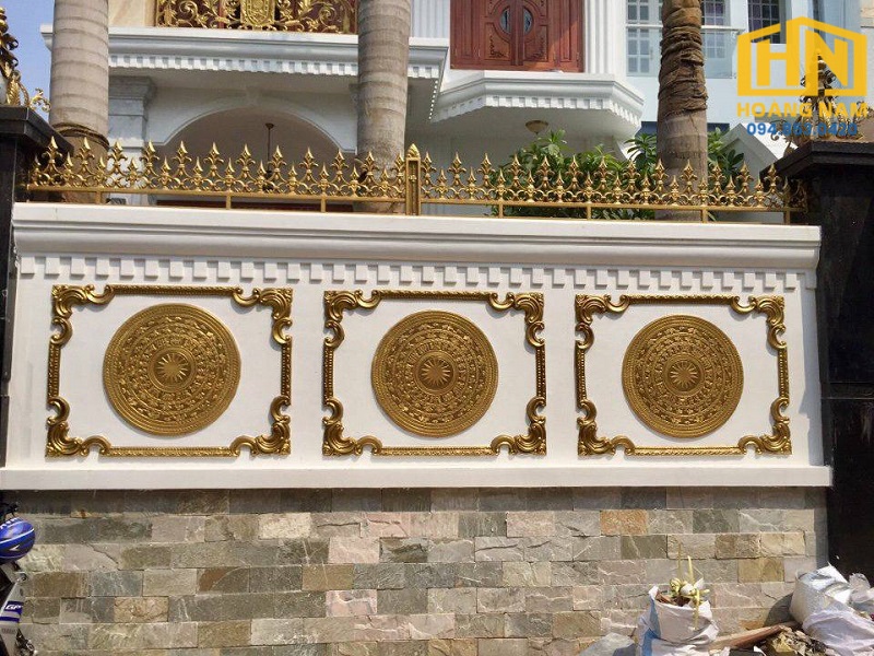 Mẫu hàng rào nhôm đúc hiện đại đơn giản