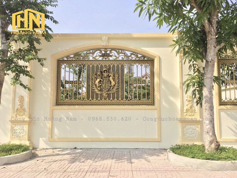 Hàng rào nhôm đúc biệt thự