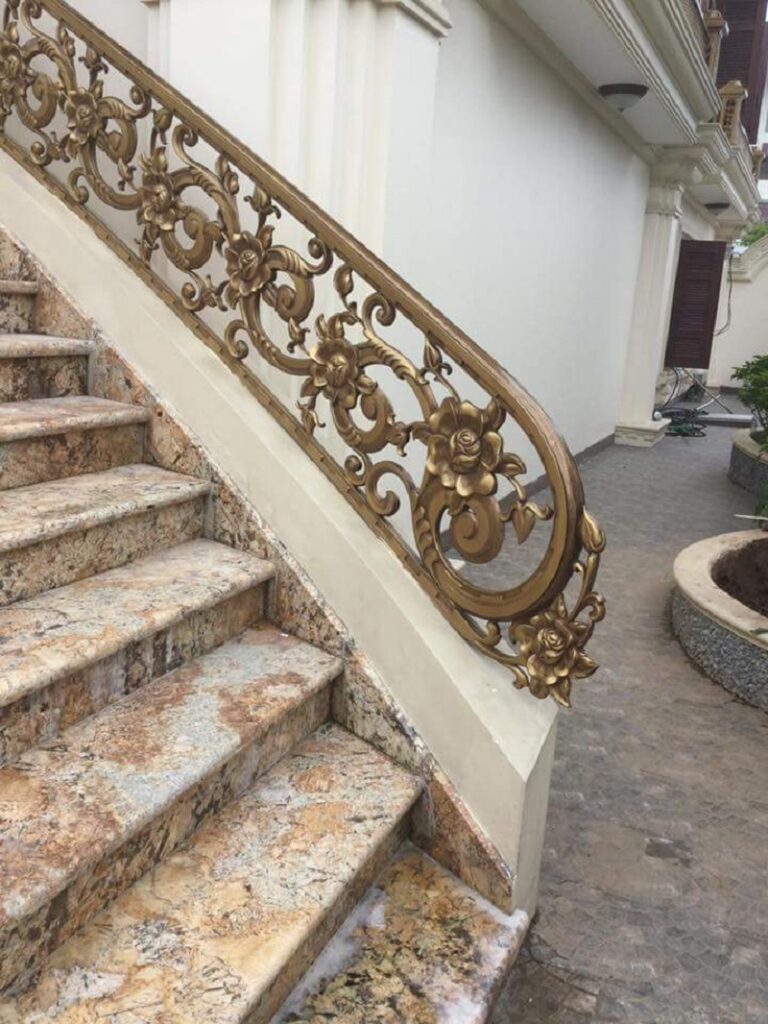 Mẫu lan can nhôm đúc đẹp sang trọng