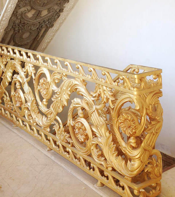 Cầu thang hợp kim nhôm đúc HN-009