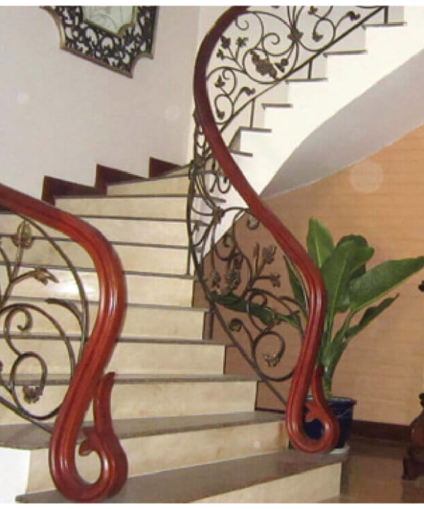 Cầu thang hợp kim nhôm đúc HN-CT010