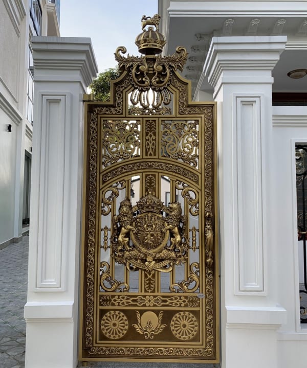 cổng nhôm đúc cn 01