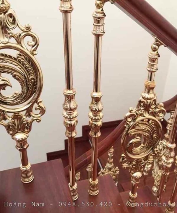 Cầu thang hợp kim nhôm đúc HN CT304