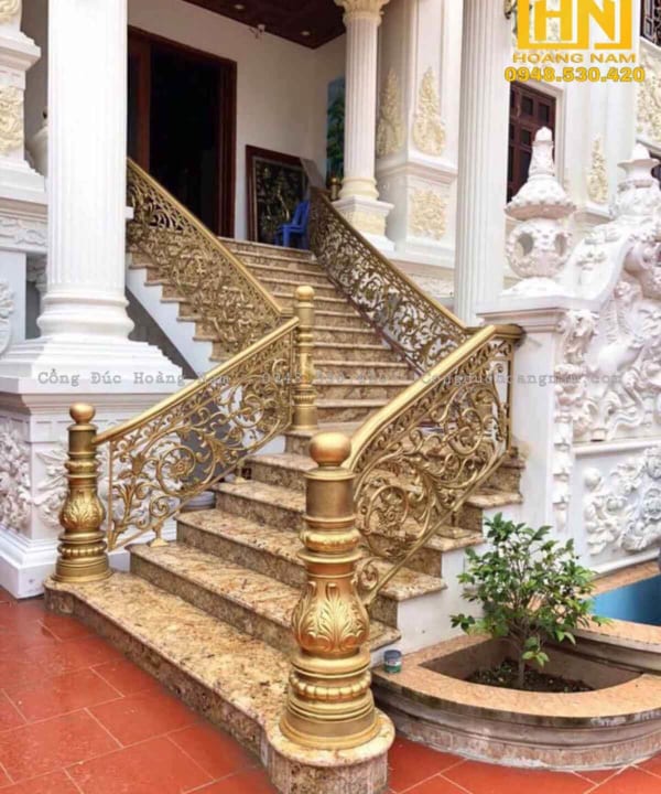 Cầu thang hợp kim nhôm đúc HN CT305