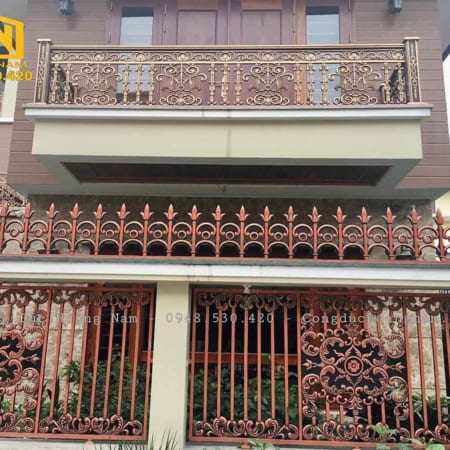 Hàng rào nhôm đúc HN-HR016