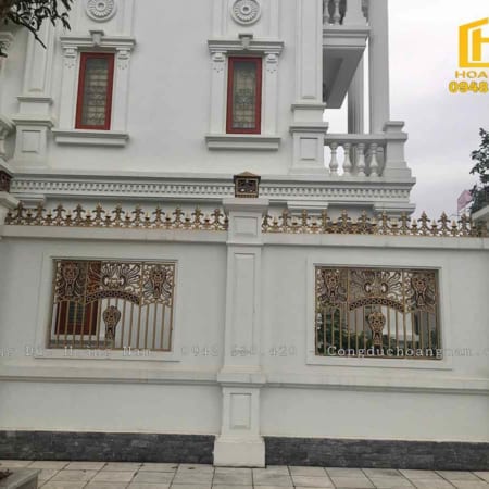 Hàng rào nhôm đúc HN-HR015