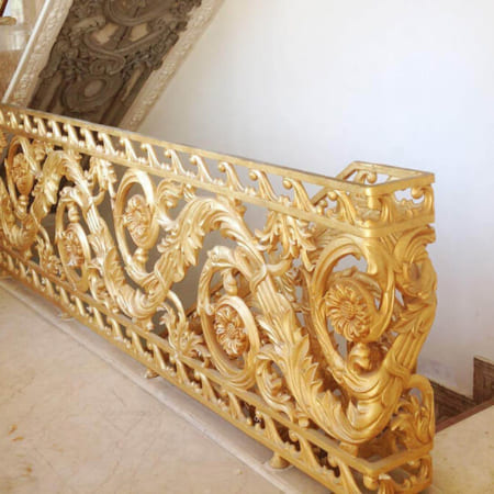 Cầu thang hợp kim nhôm đúc HN-009