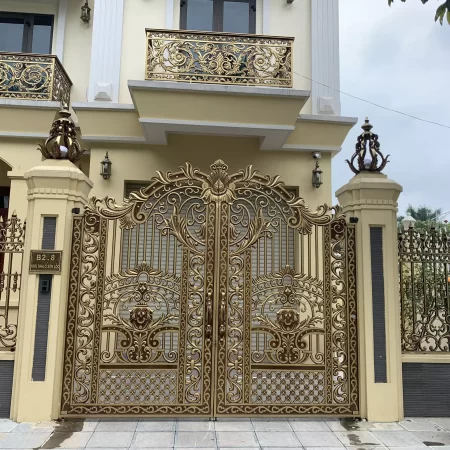 Công trình cổng nhà chú Tuấn - Hà Nội