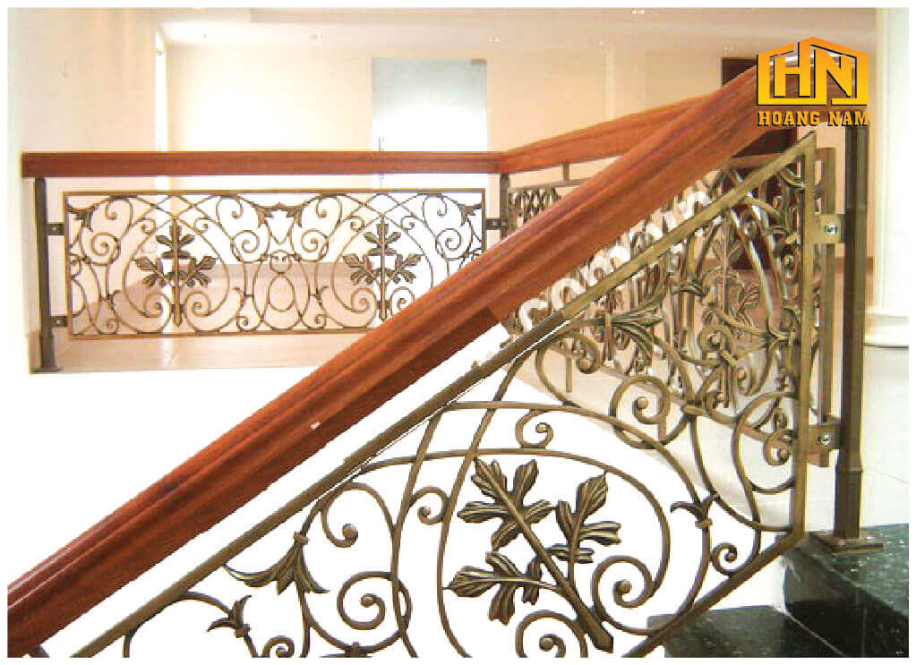 Cầu thang hợp kim nhôm đúc HN CT305