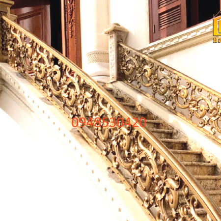Cầu thang hợp kim nhôm đúc HN-CT011