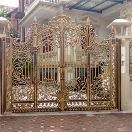 Cổng hợp kim nhôm đúc HN-004