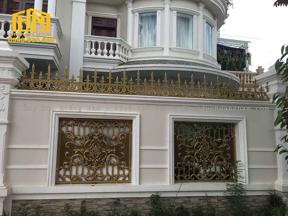 Hàng rào hợp kim nhôm đúc HN C203