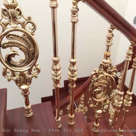 Cầu thang hợp kim nhôm đúc HN CT304