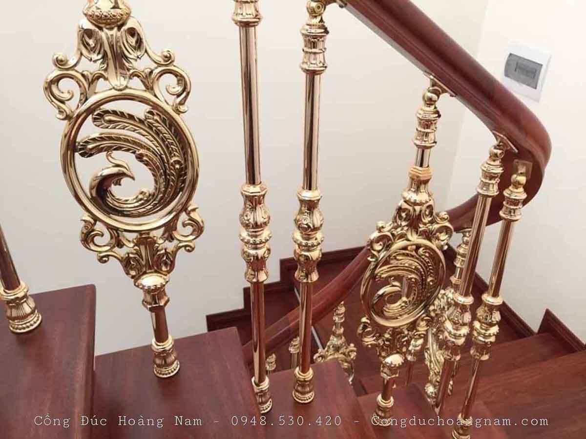 Cầu thang hợp kim nhôm đúc HN CT304