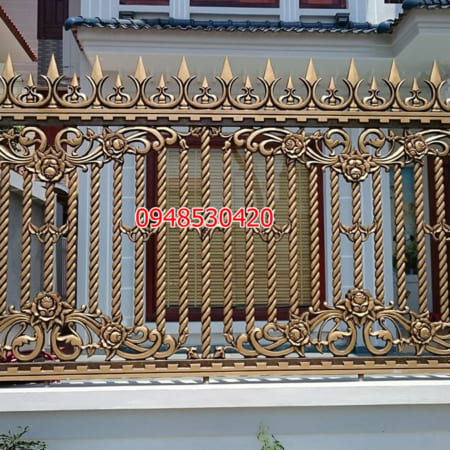 Hàng rào hợp kim nhôm đúc HN-HR05