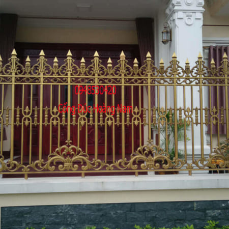 Hàng rào hợp kim nhôm đúc HN-HR005