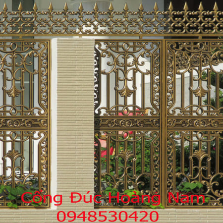 Hàng rào hợp kim nhôm đúc HN-HR021