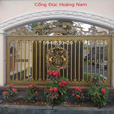 Hàng rào hợp kim nhôm đúc HN-HR001