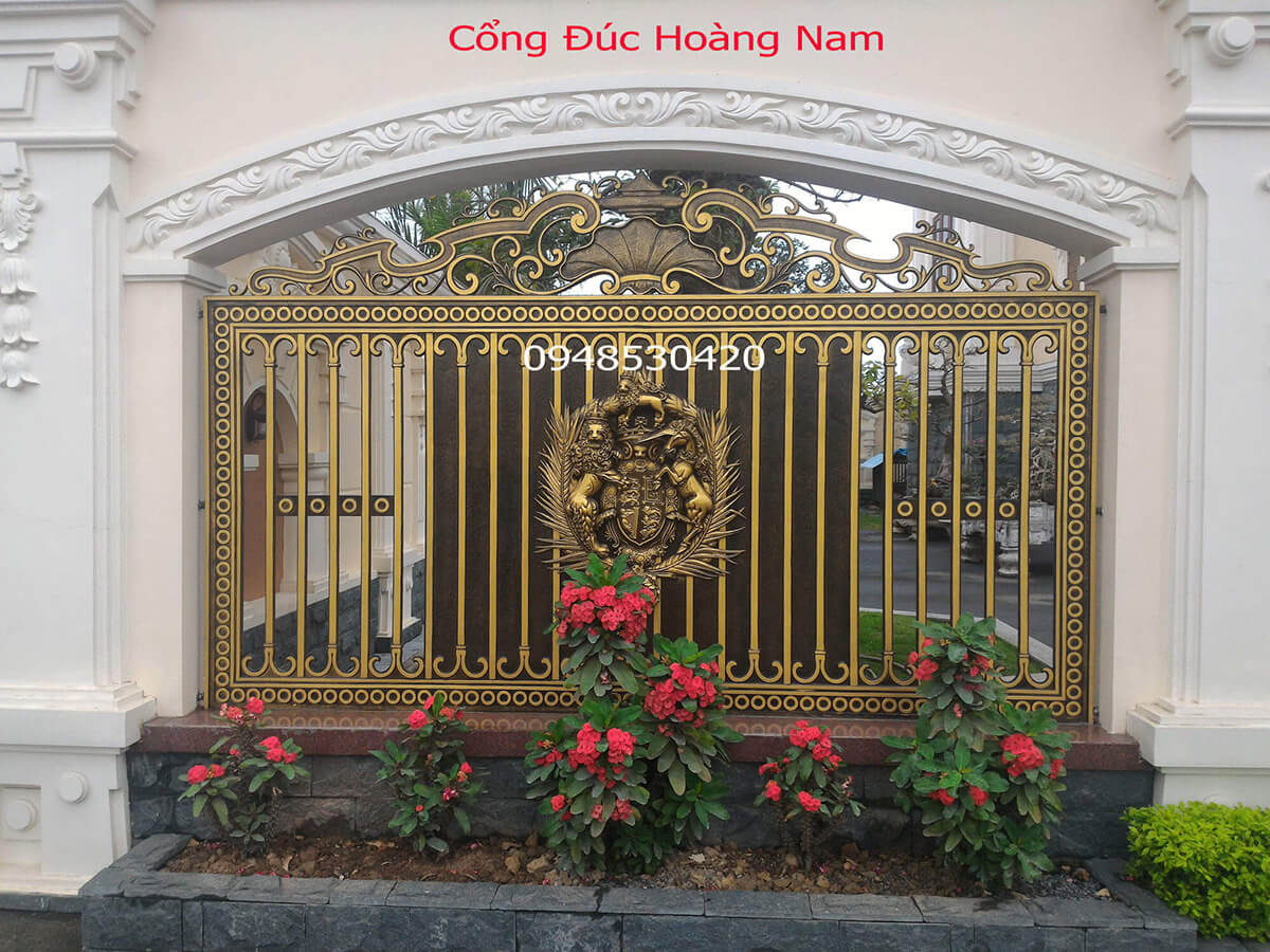 Hàng rào hợp kim nhôm đúc HN-HR001