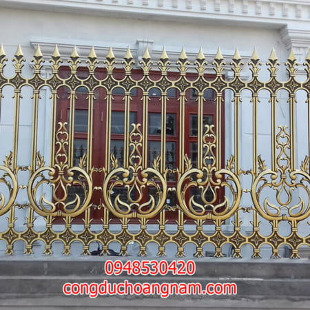 Hàng rào hợp kim nhôm đúc HN-HR006