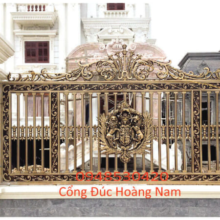 Hàng rào hợp kim nhôm đúc HN-HR007