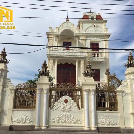 Hàng rào hợp kim nhôm đúc HN -HR013