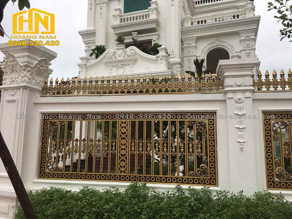 Hàng rào hợp kim nhôm đúc HN -HR016