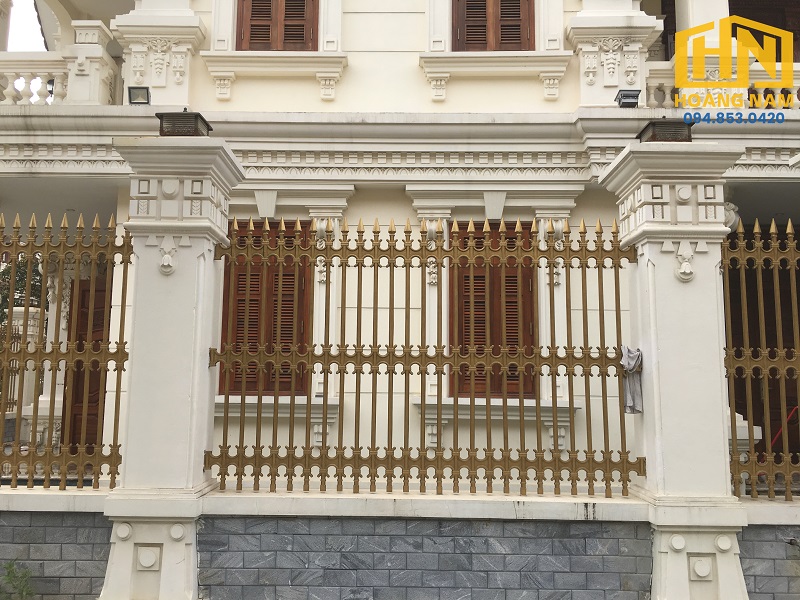 Hàng rào hợp kim nhôm đúc HN_HR016