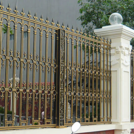 Hàng rào hợp kim nhôm đúc HN-026